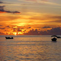 Sunset over Castara