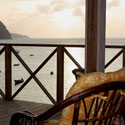 Sunset over Castara Bay